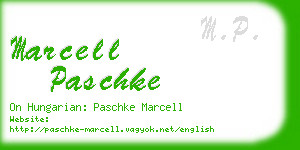 marcell paschke business card